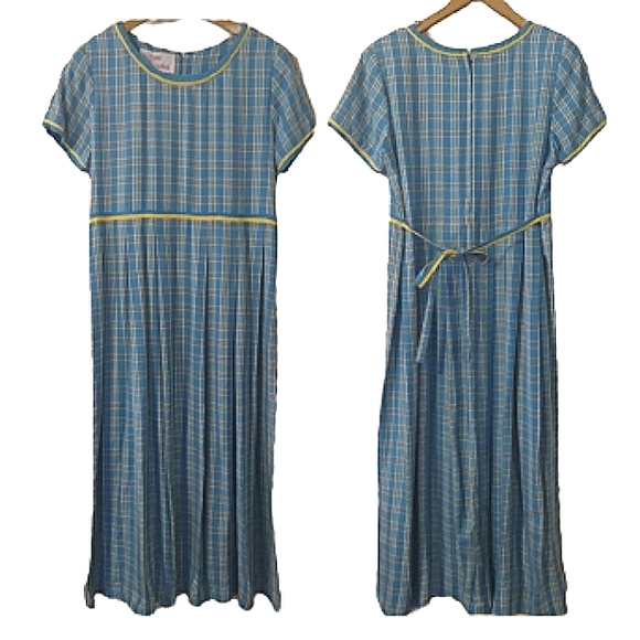 Sarah Elizabeth Dresses & Skirts - Vintage Sarah Elizabeth Striped High Waist Secretary Dress Size 10P